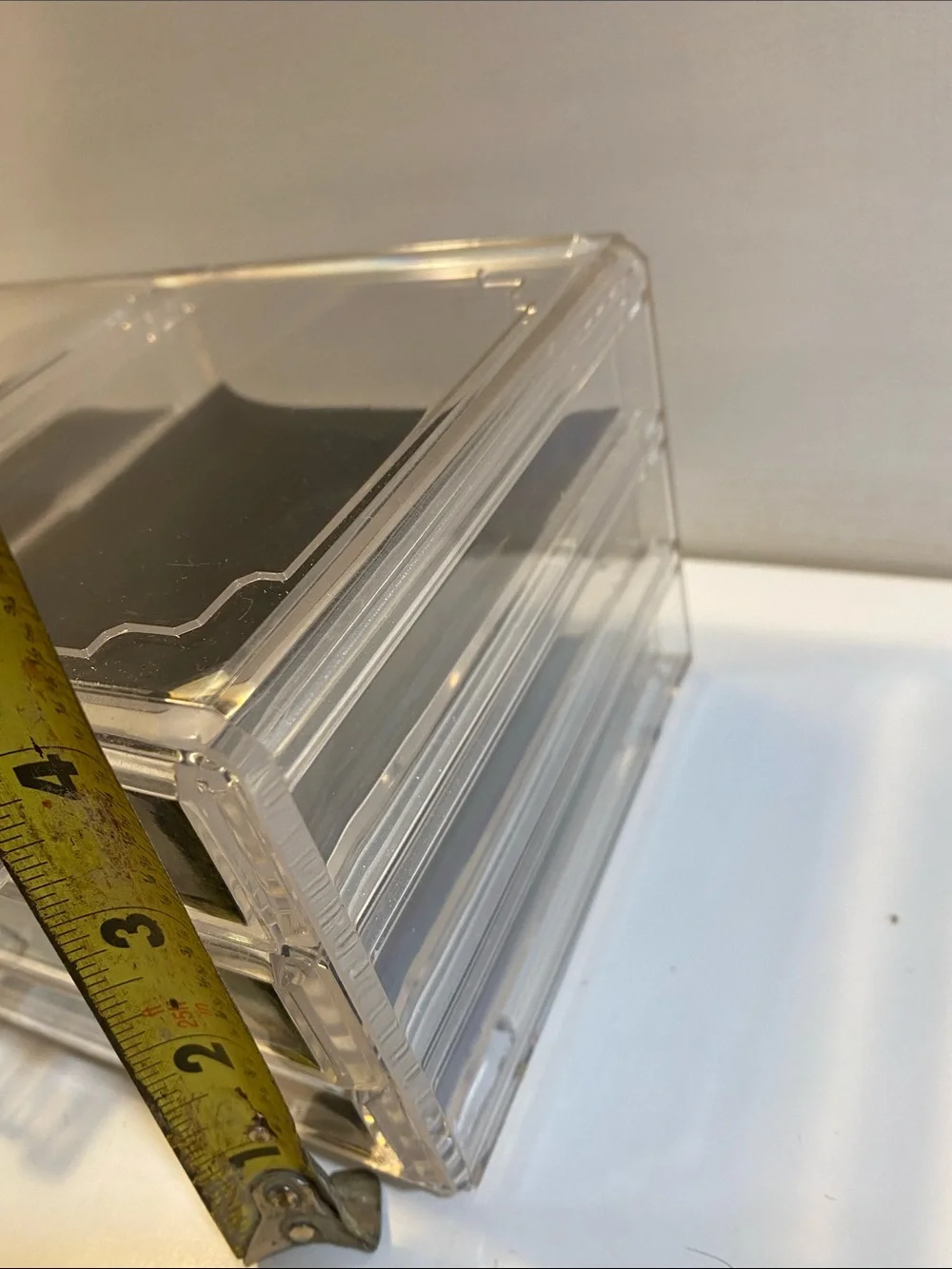 Clear Acrylic Cosmetic Organizer with Drawers and Compartments